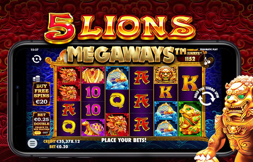 5 lions megaways slot