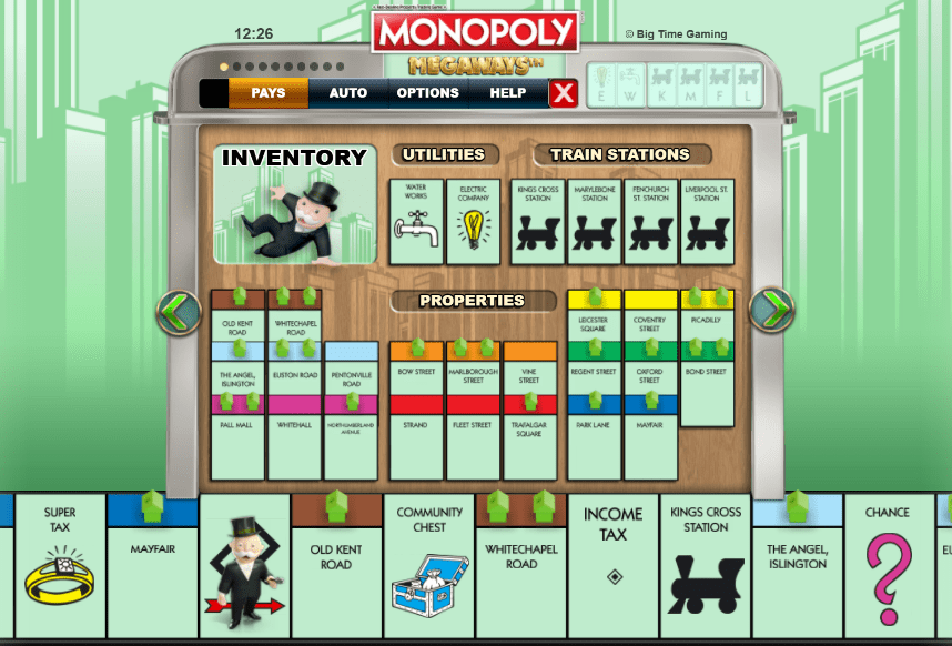 monopoly megaways demo