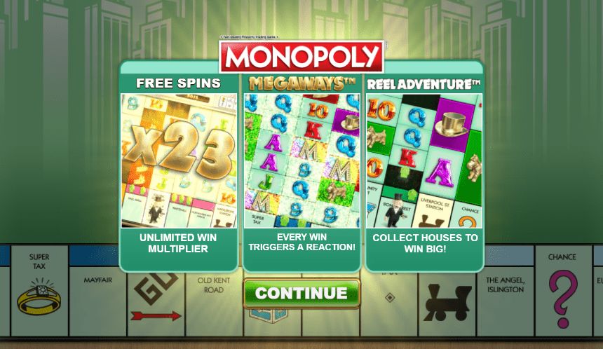 monopoly megaways