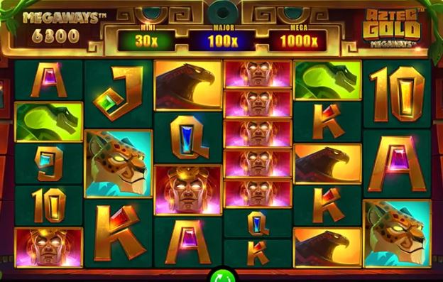 aztec gold megaways slot