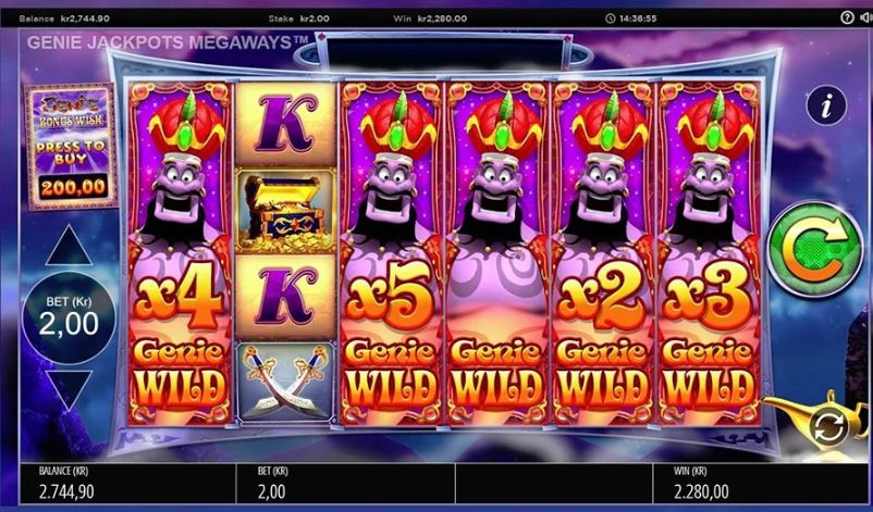 play genie jackpots megaways