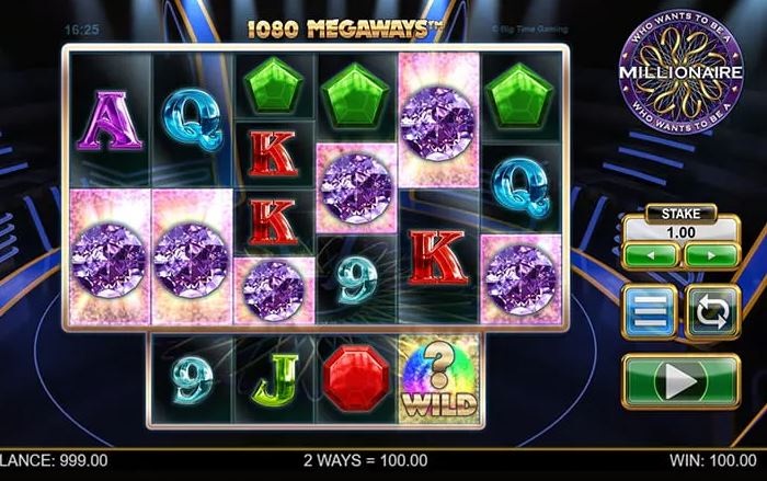 who wants to be a millionaire megaways slot