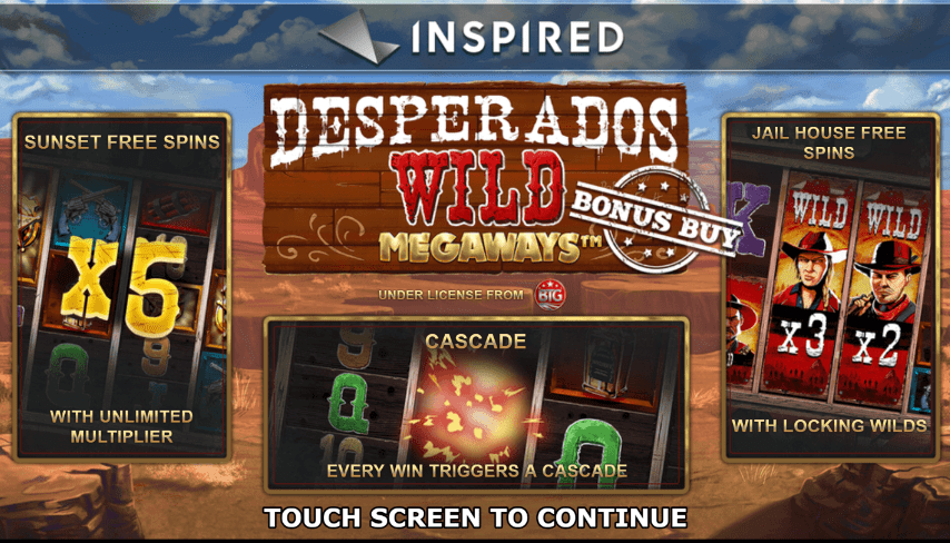 desperados wild megaways