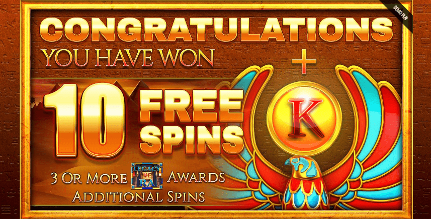 legacy of ra megaways free spins
