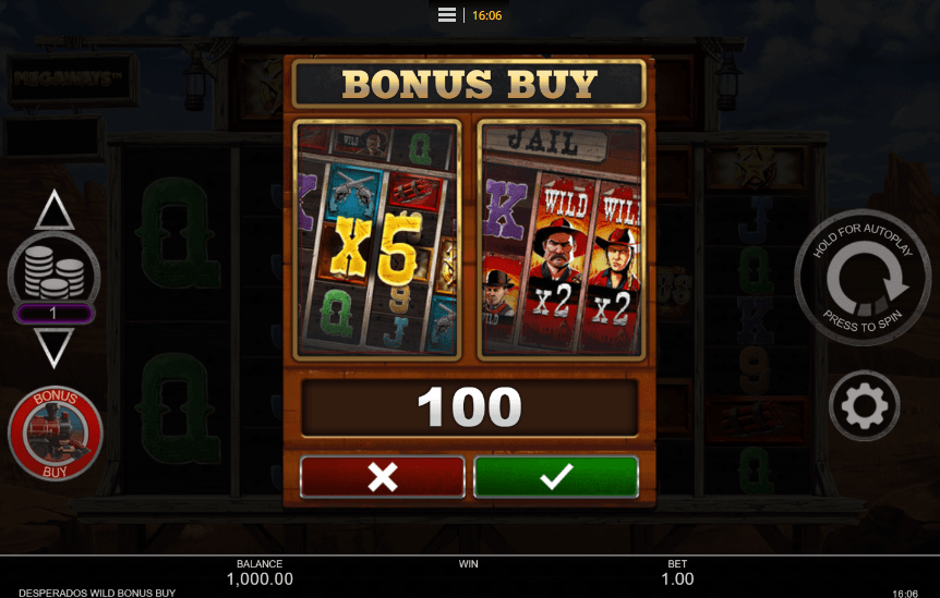 play desperados wild megaways
