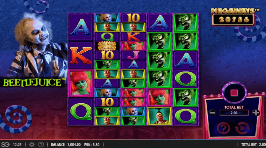 beetlejuice megaways slot